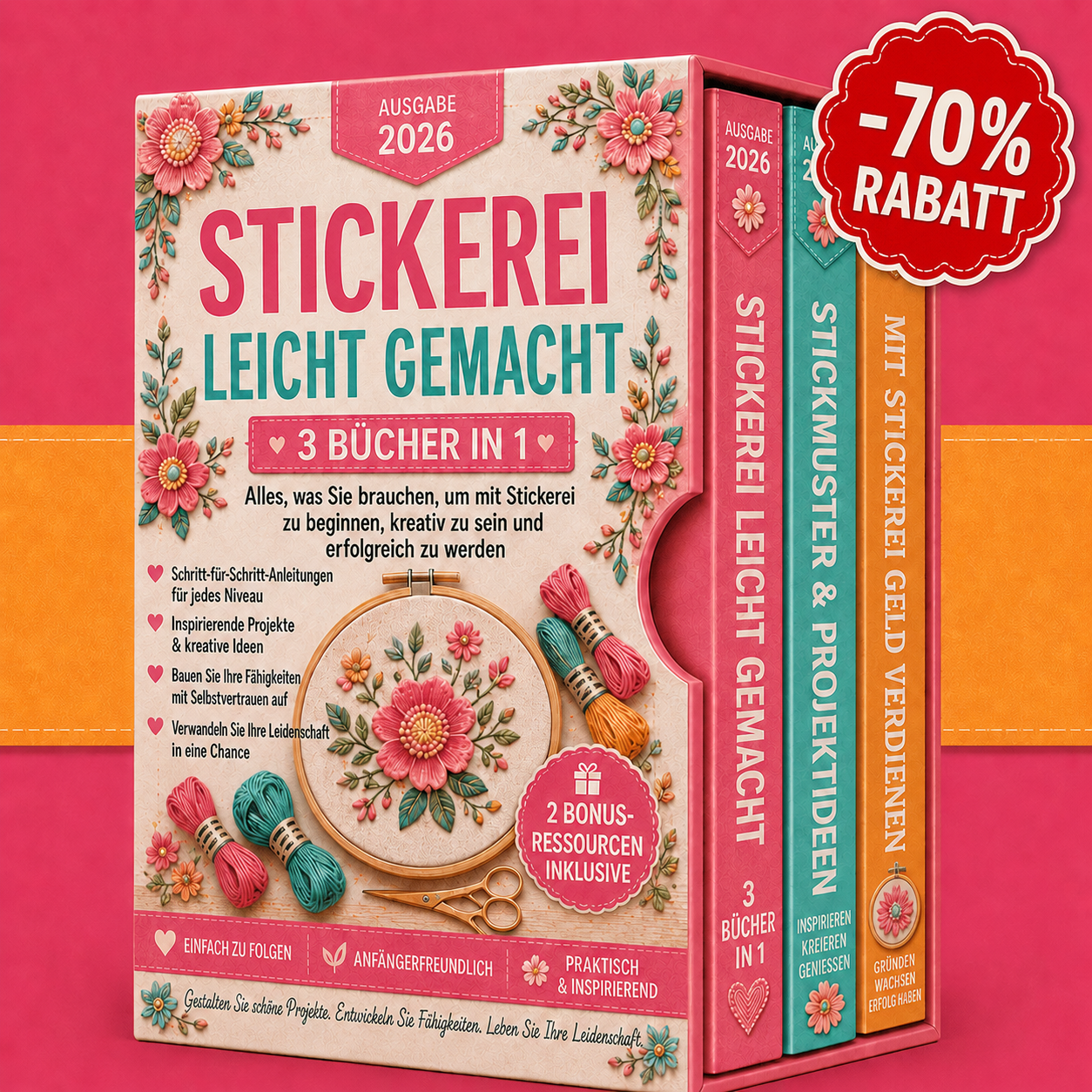 Stickerei leicht gemacht Bundle